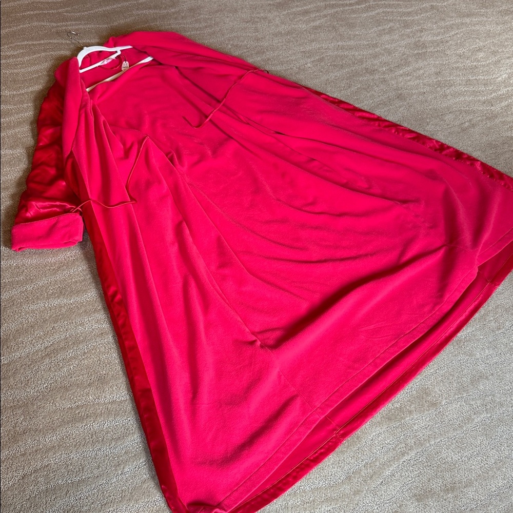 Victoria’s Secret 2003 Victoria's Satin Flannel Fleece Long Robe - Picture 11 of 14